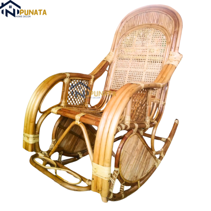 Rattan Rocking Chair - Image 1