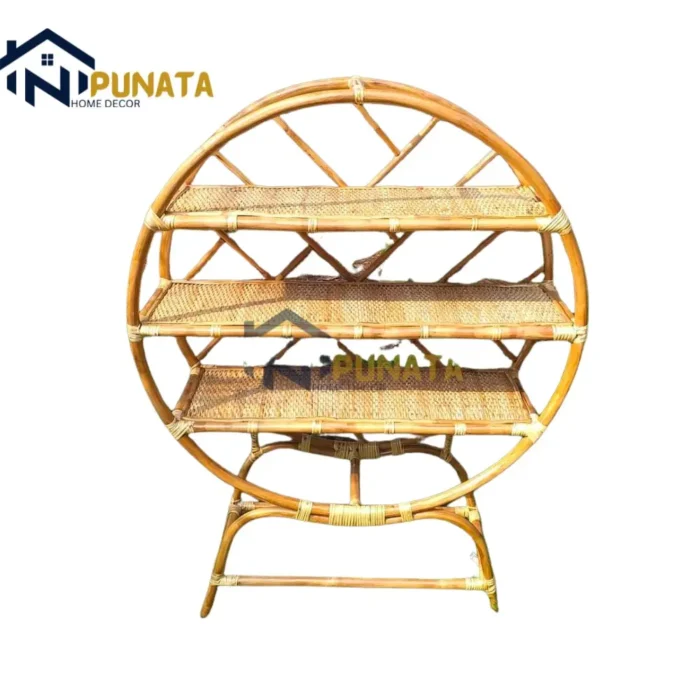 Rattan Book Shelf - Image 1