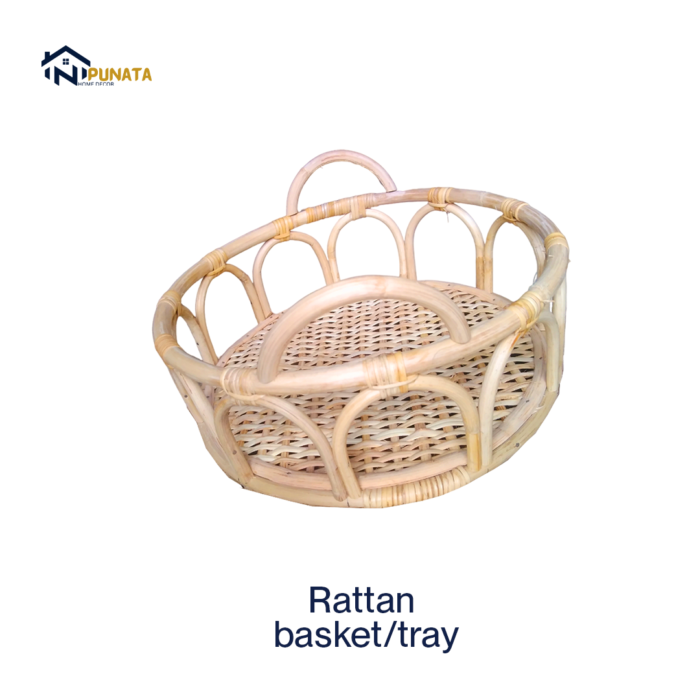 Rattan Basket / Tray - Image 1