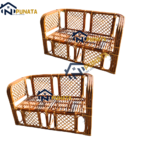 Two Seater Rattan Sofa