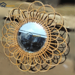 Rattan Mirror