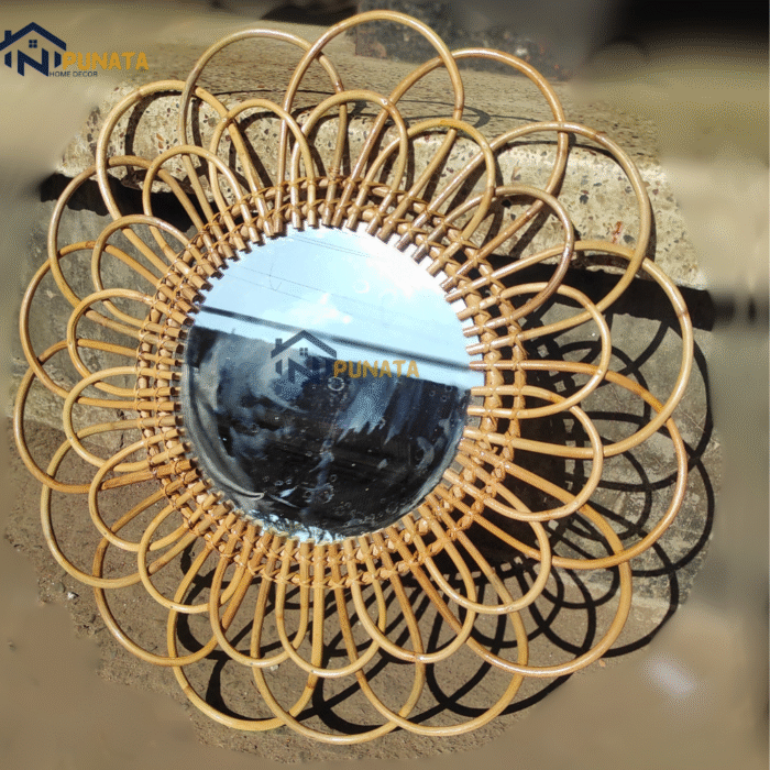 Rattan Mirror - Image 1