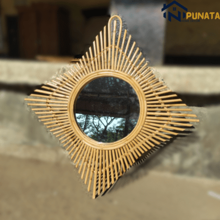 Rattan Mirror